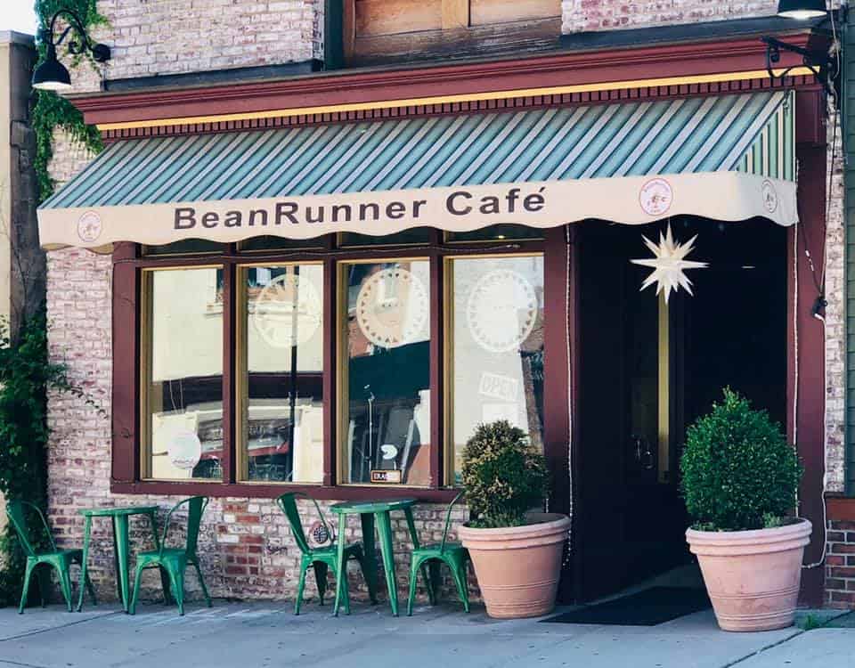The exterior of the BeanRunner Cafe