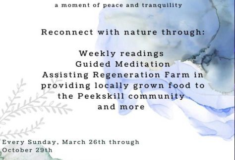 Flyer for Sunday Practice at Regeneration Farm