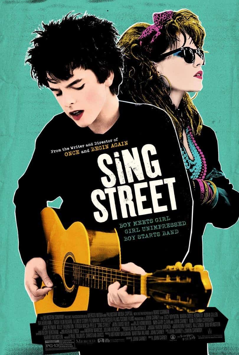 Movie poster for the film Sing Street