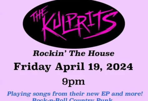 Flier for The Kulprits at Gleason's