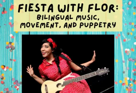 Flier for Fiesta With Flor at The Field Library