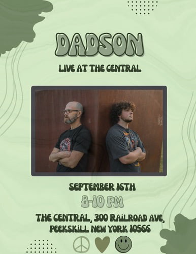 Flier for DADSON Live at The Central