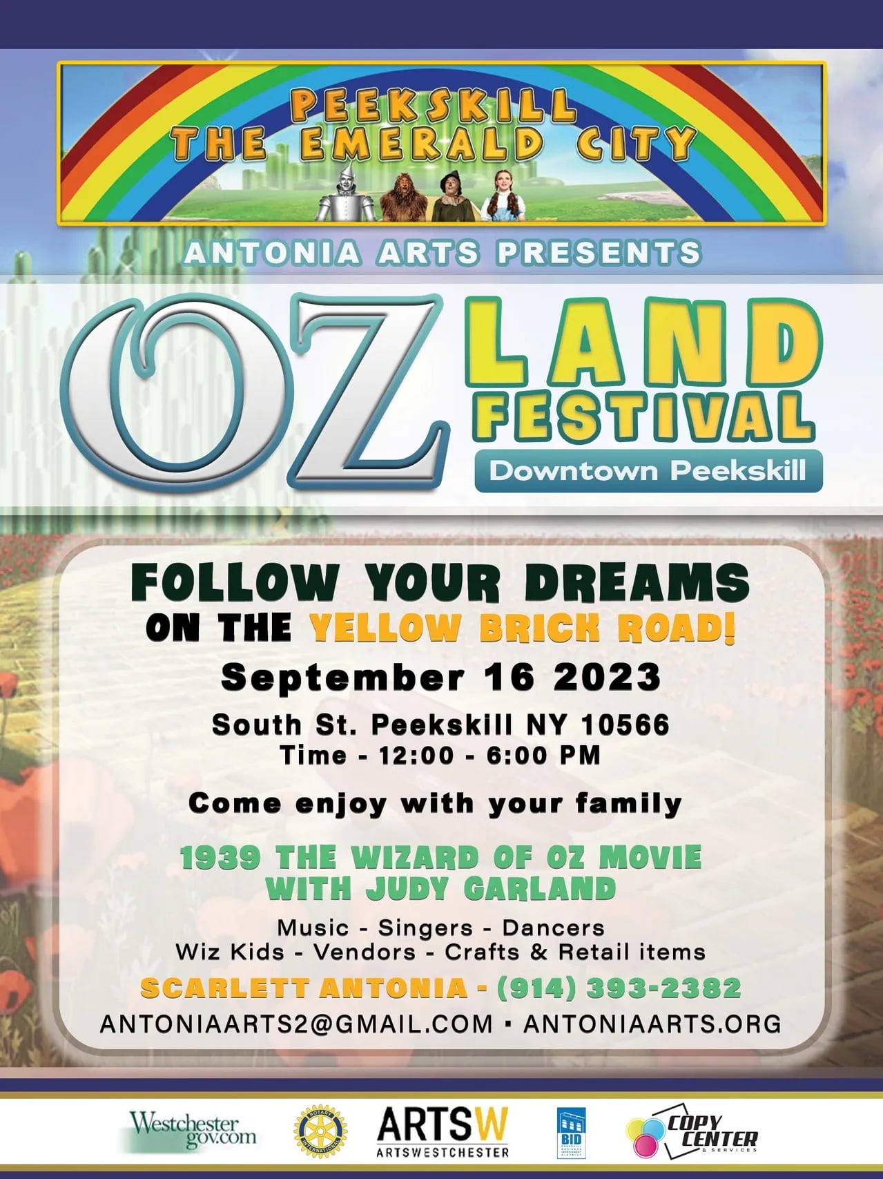 OZ Land Festival flier