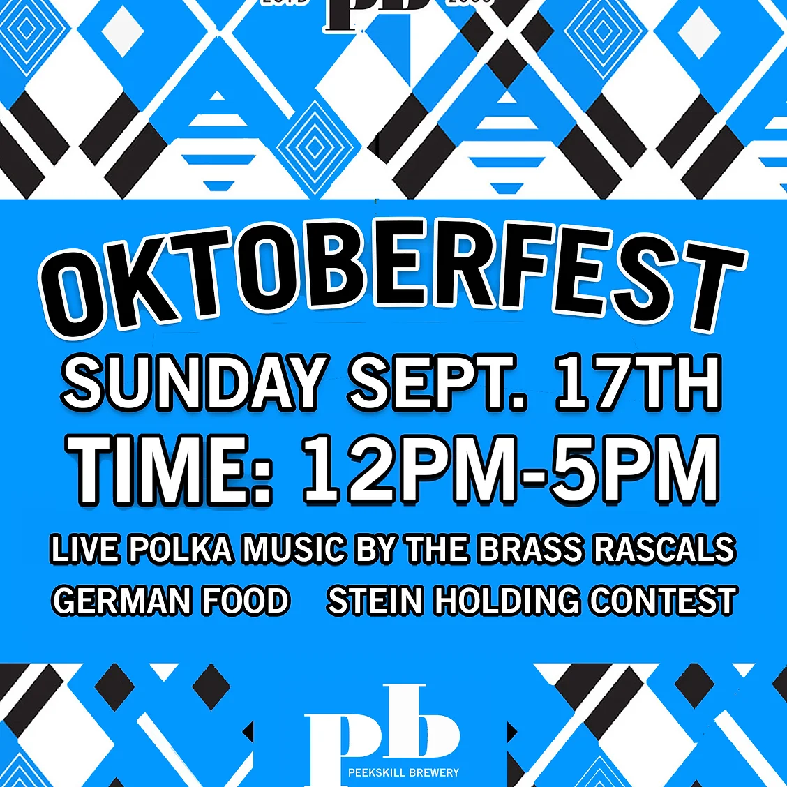 Flier for Peekskill Brewery Oktoberfest