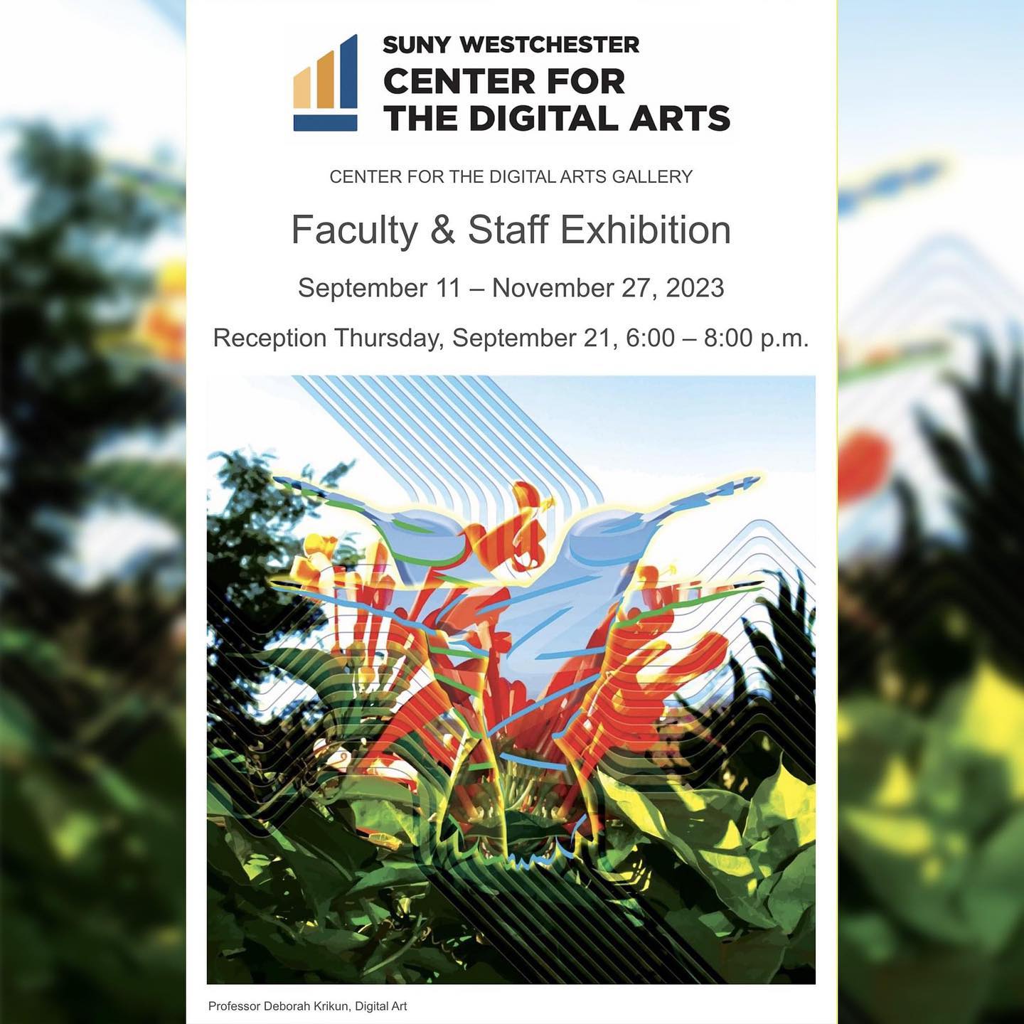 Flier for WCC Faculty & Staff Exhibition