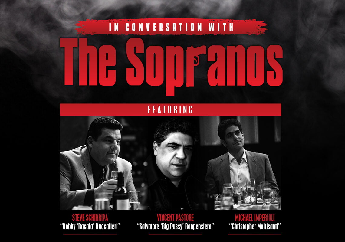 Flier for Conversation with The Sopranos at The Paramount Theater