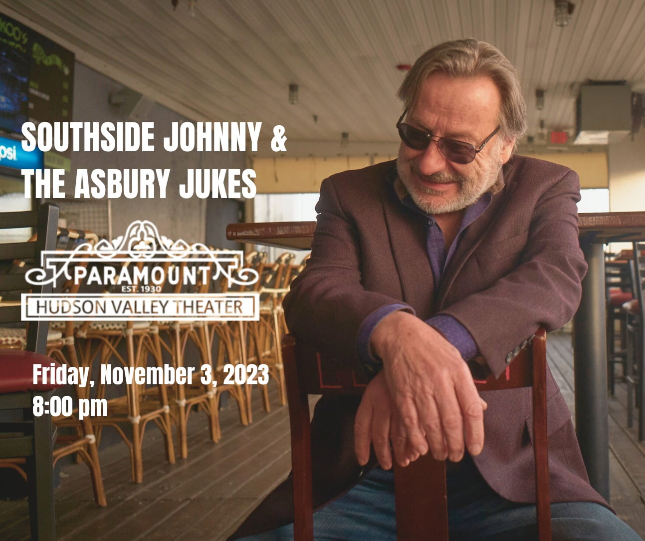 Flier for Southside Johnny & the Asbury Jukes