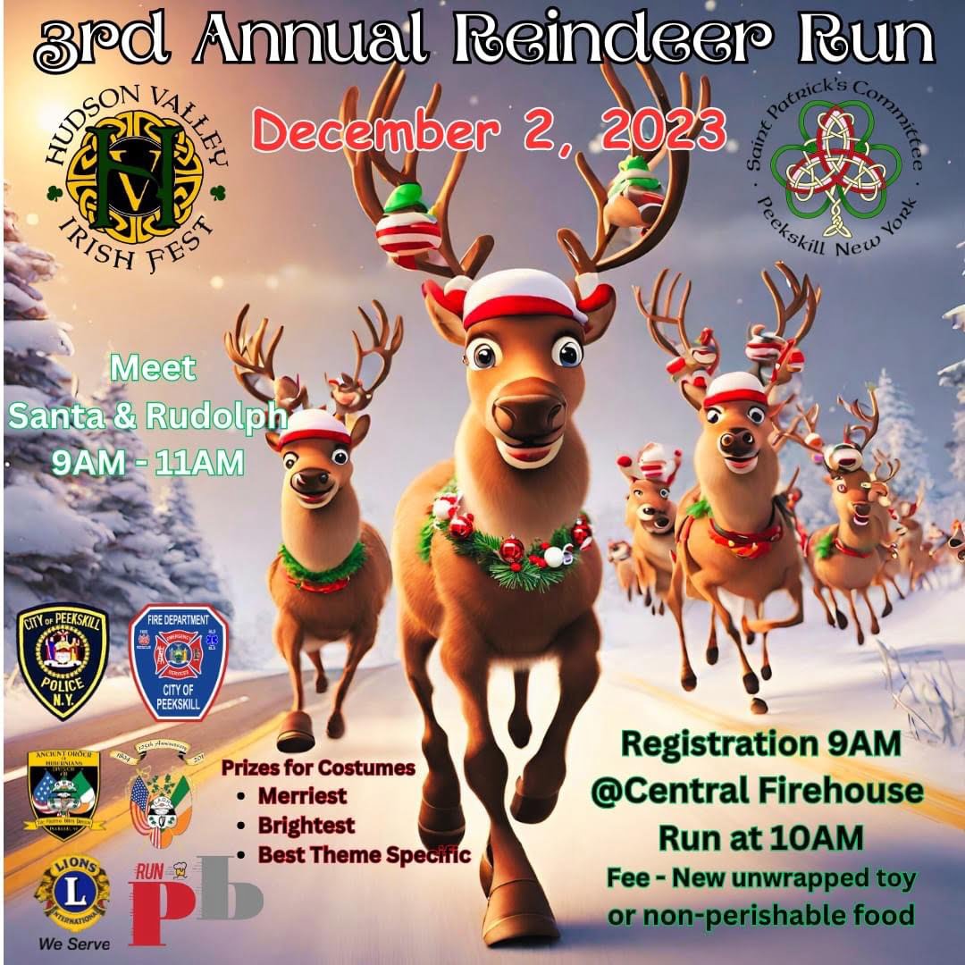 Flier for 3rd Annual Reindeer Run