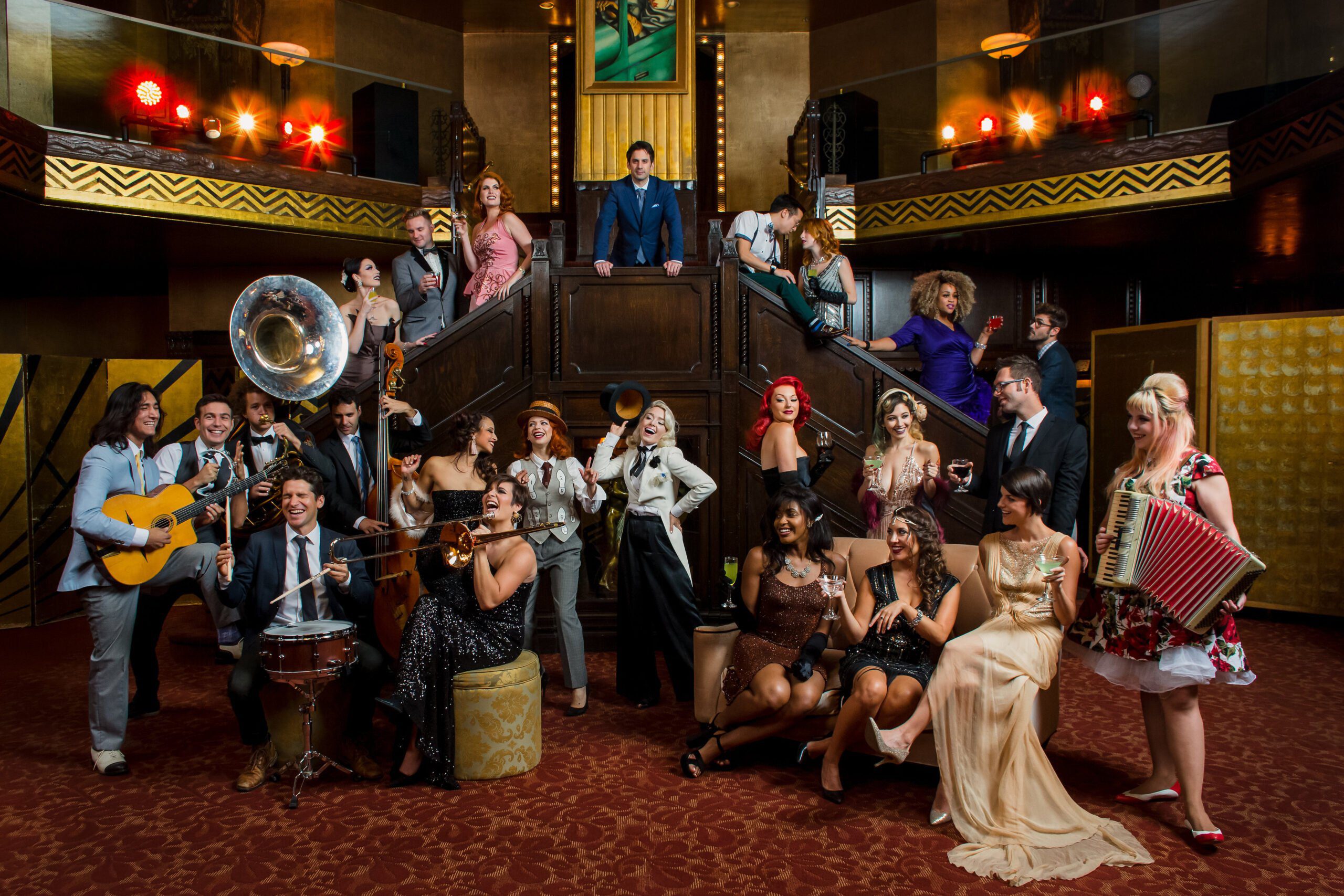 Flier for Scott Bradlee’s Postmodern Jukebox at Paramount Hudson Valley