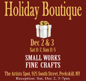 Flier for PAA Holiday Boutique