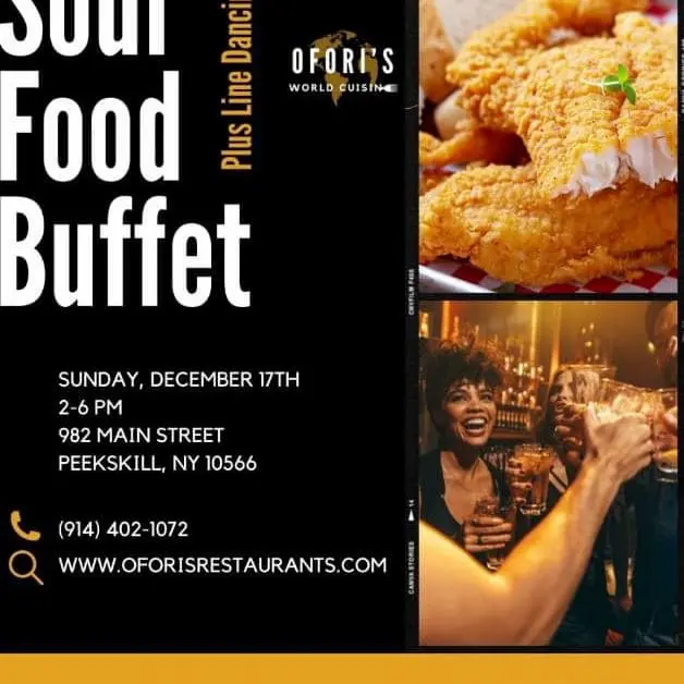 Flier for Soul Food & Line Dance Buffet