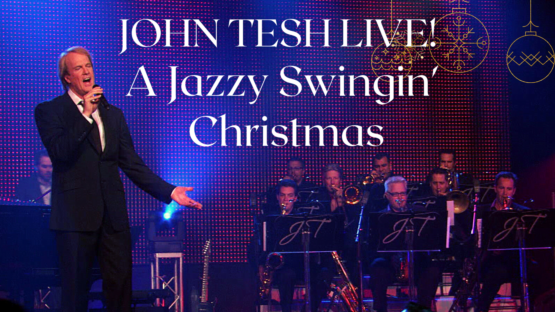 Flier for John Tesh Jazzy Christmas at Paramount Hudson Valley