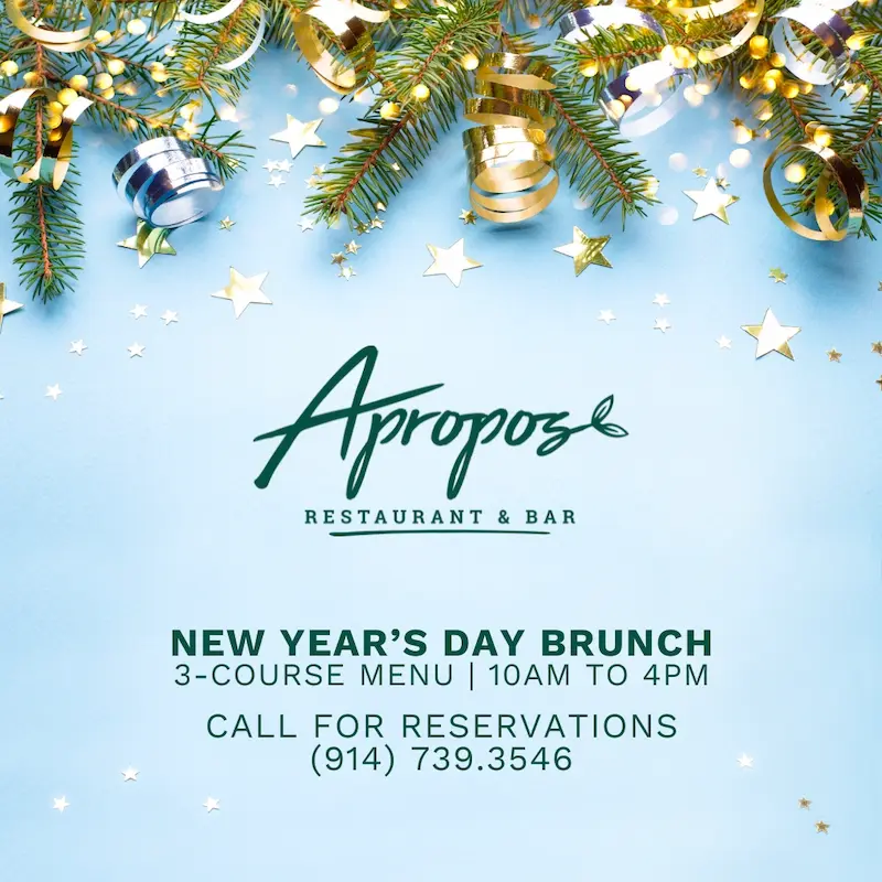 Flier for Apropos New Years Brunch