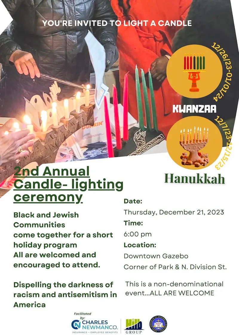Flier for 2nd Annual Candle Lighting Ceremony