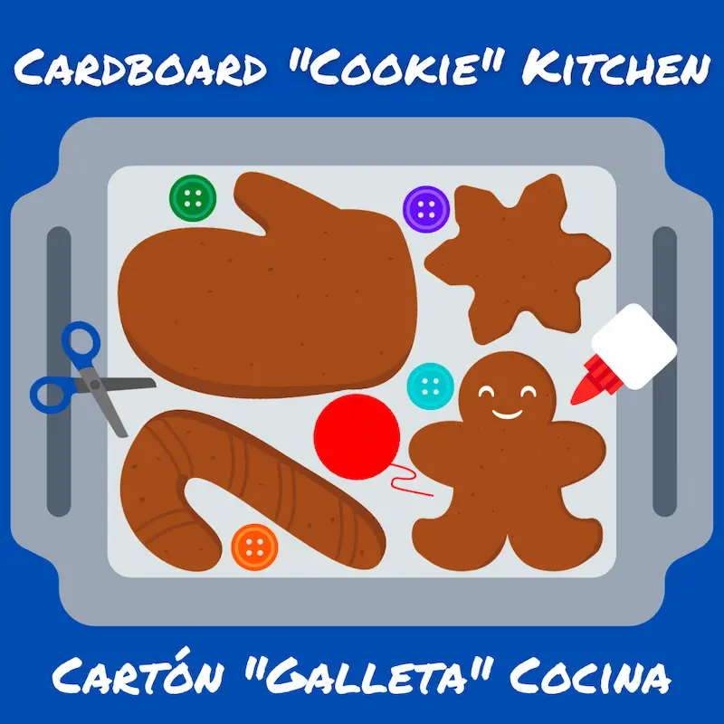Flier for Cardboard Cookie Kitchen at Field Library