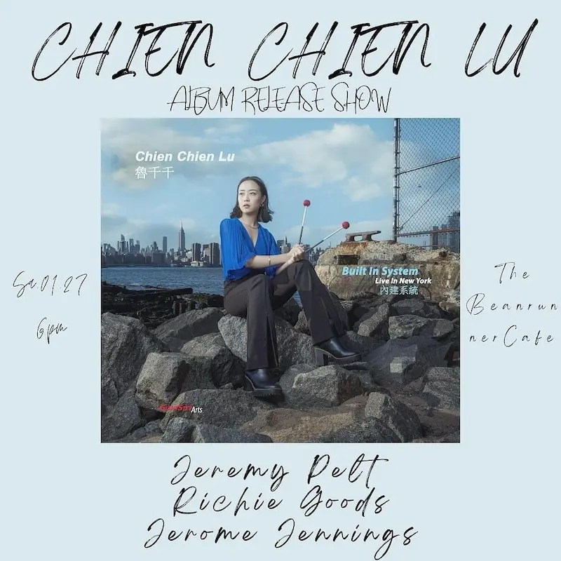 Flier for Chien Chien Lu Album Release Party at BeanRunner Café