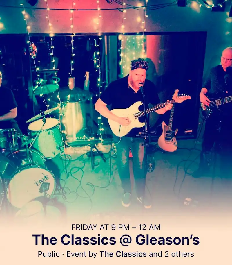 Flier for The Classics at Gleason's
