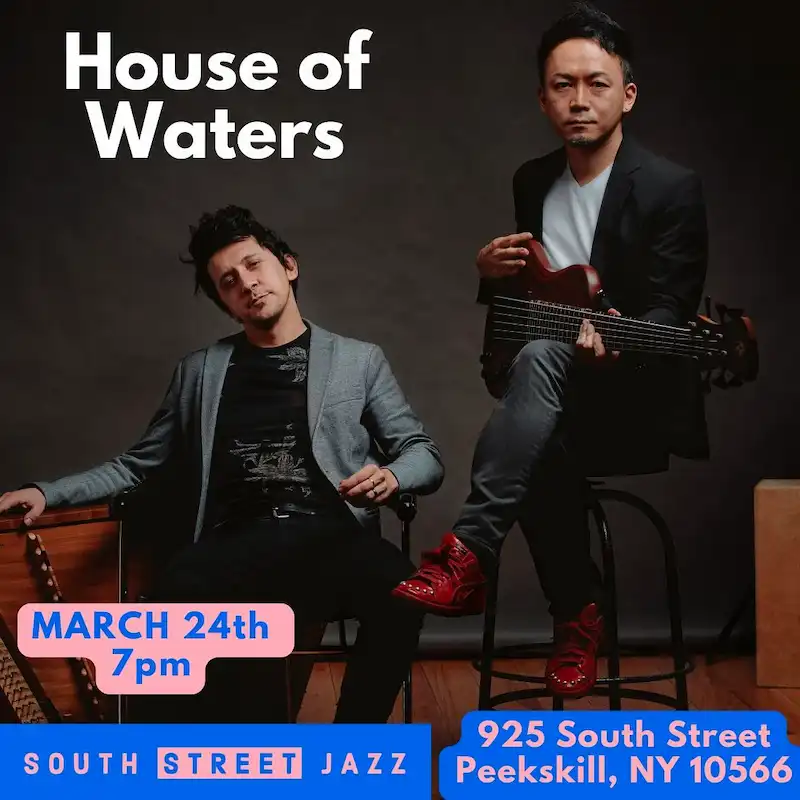Flier for House of Waters at South Street Jazz