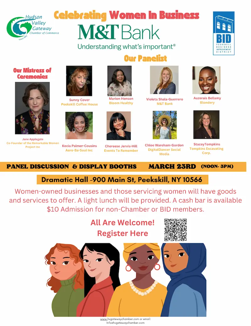 Women in Businesses Event Flyer