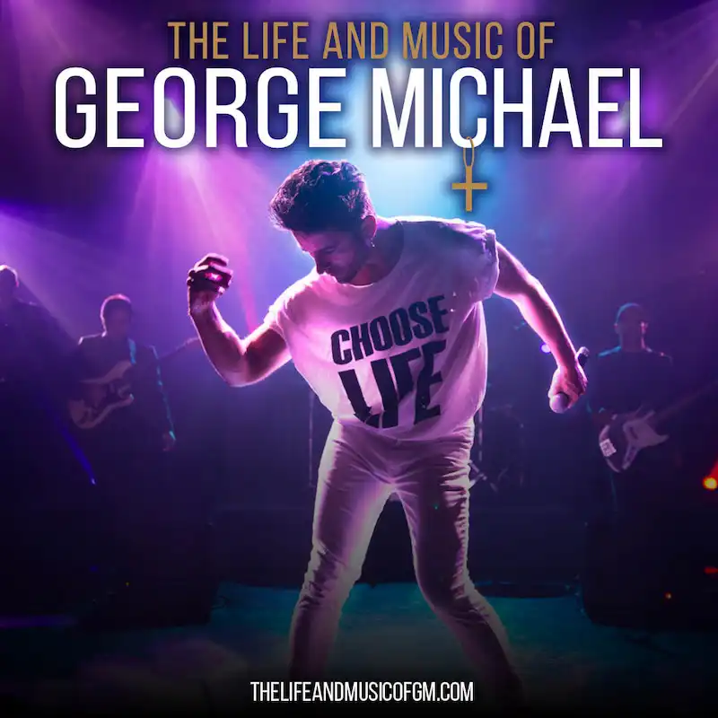 Flier for The Life and Music of George Michael