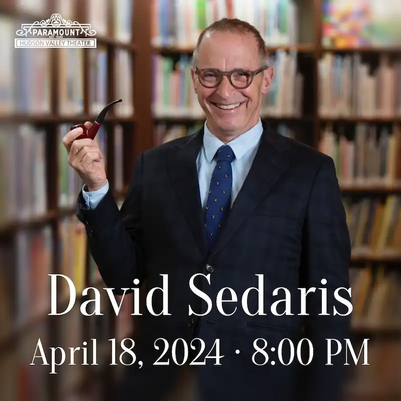 Flier for David Sedaris at The Paramount