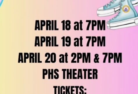 Flier for Footloose The Musical performed by the Peekskill High School Drama Company