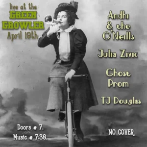 Flier for Live at The Green Growler