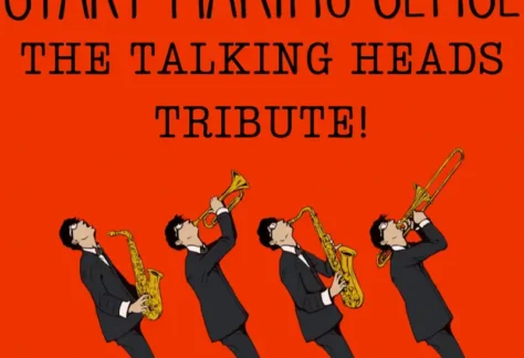 Flier for Stop Making Sense, The Talking Heads Tribute