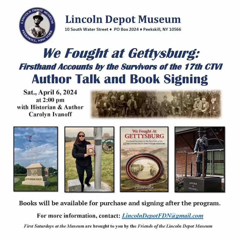 Flier for We Fought at Gettysburg at Lincoln Museum