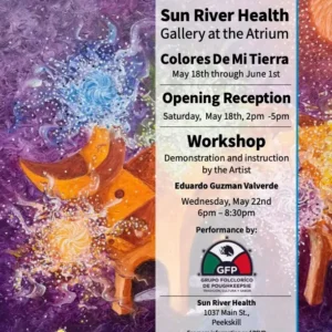 Colores De Mi Tierra Art Exhibit Flyer