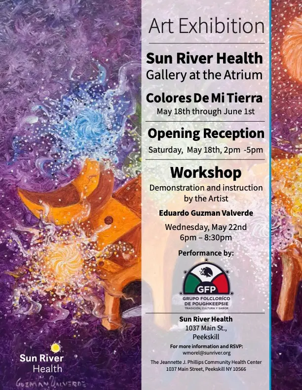 Colores De Mi Tierra Art Exhibit Flyer