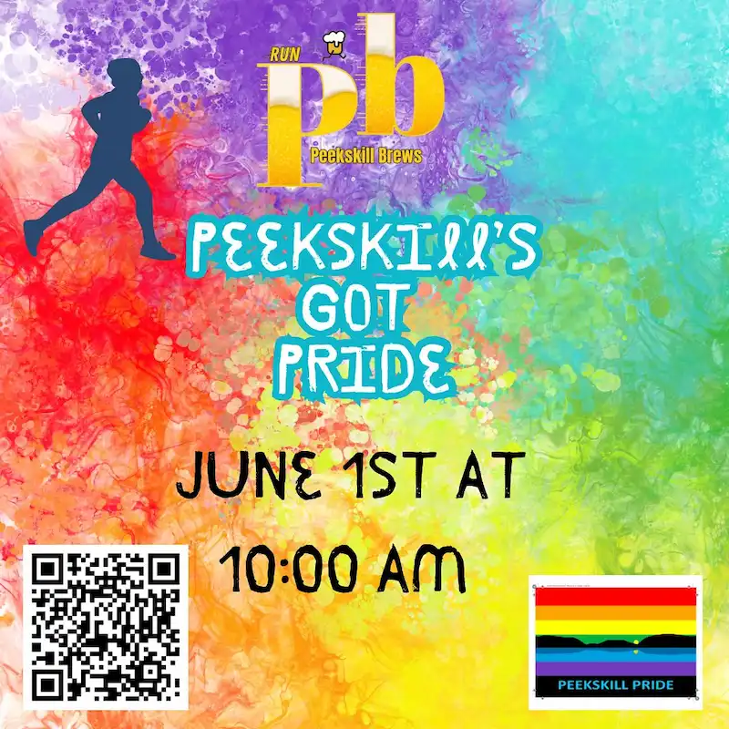 Flier for Peekskill's Got Pride Run 2024