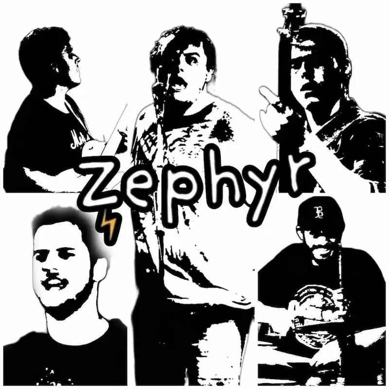 Promotional collage of the band Zephyr