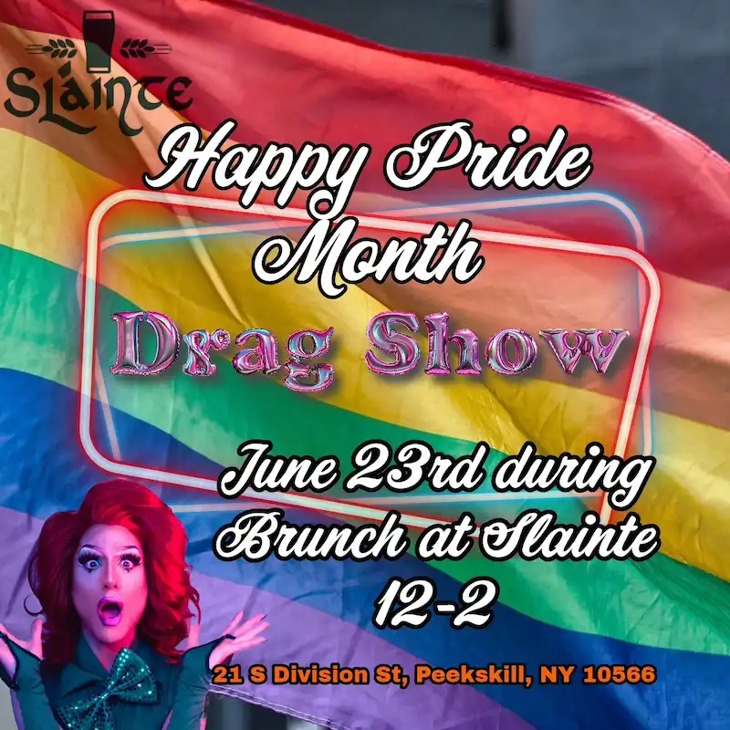 Flier for Slainte Pride Brunch