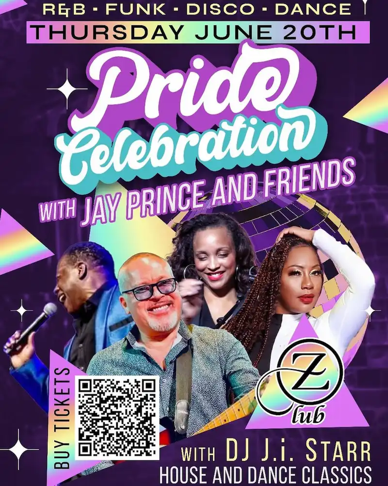 Flier for Pride Celebration at Club Oz