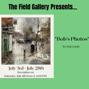 Field Library "Bob's Photos" flier