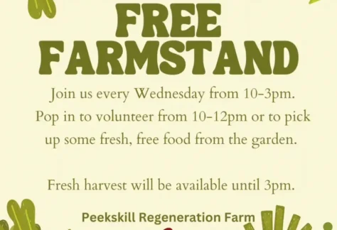 Free Farmstand at Peekskill Regeneration Farm in Peekskill, NY