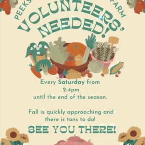 Peekskill Regeneration Farm Volunteer Hours