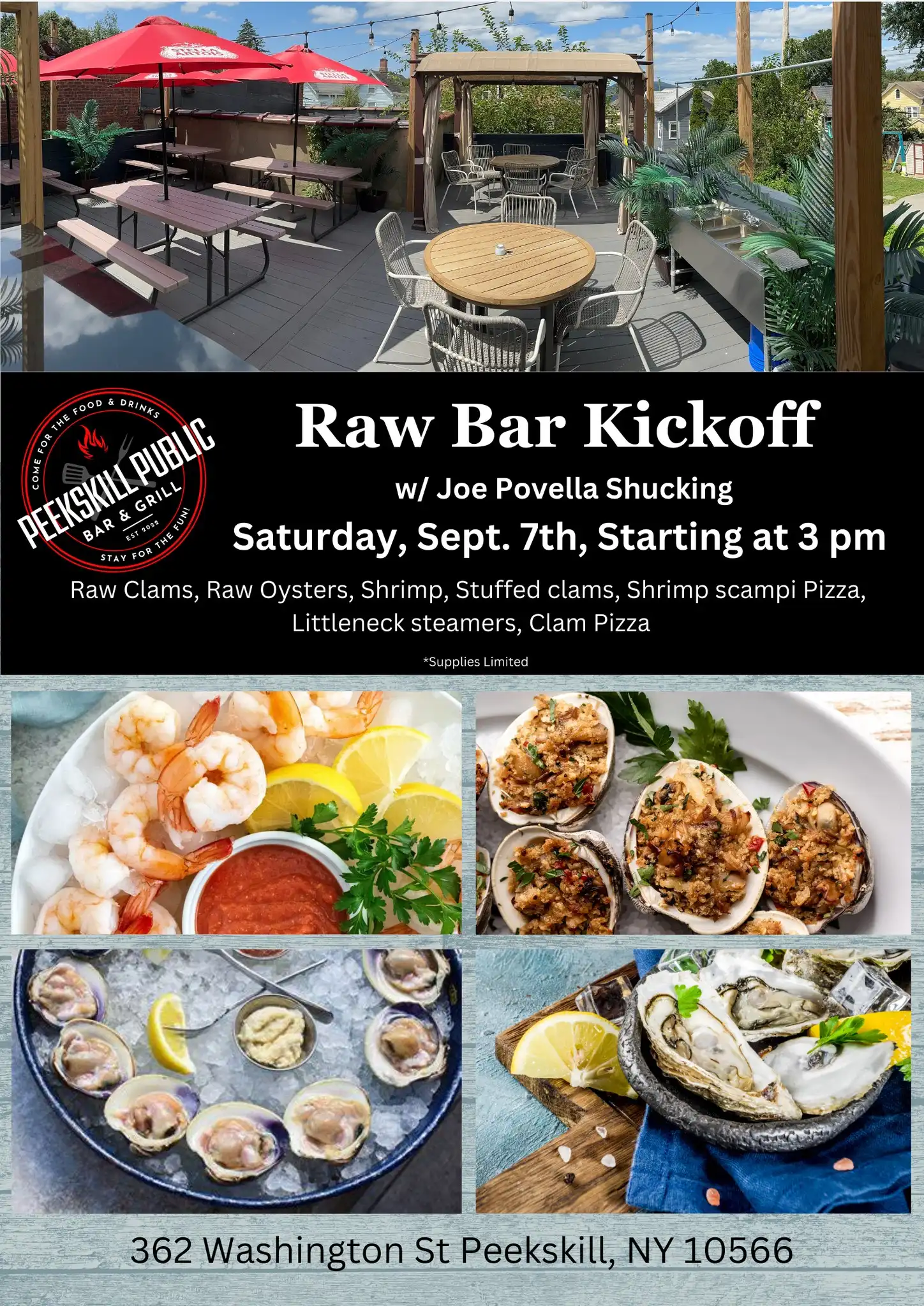 Peekskill Public Raw Bar in Peekskill, NY