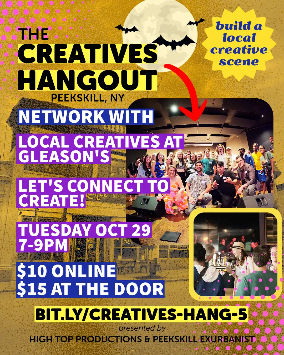 The Creatives Hangout at Gleason's in Peekskill, NY